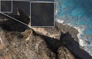Children in cliff side easter egg